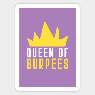 Queen of burpees Sticker